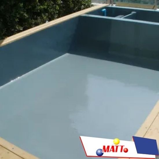 ติดตั้งกันซึมบ่อปลา